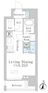 ルミエール浦和仲町【11階】の間取り