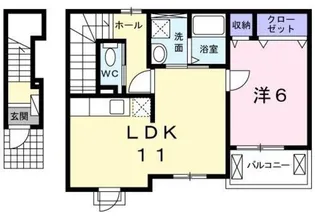ニューカレント【2階】の間取り