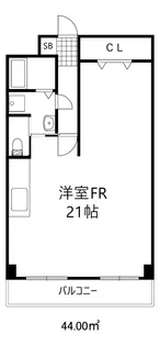 サンパレス六甲【3階】の間取り