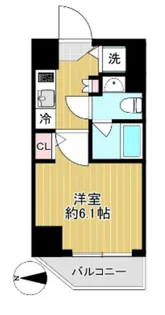 SHOKEN Residence新丸子II【8階】の間取り