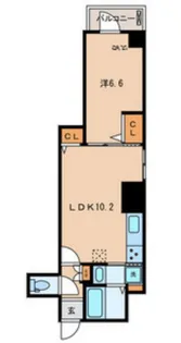 東京都港区白金6【マンション】の間取り