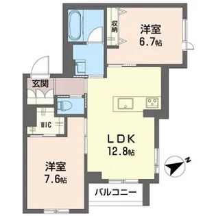 【新築】エスポアコリーヌ【SHM】【3階】の間取り
