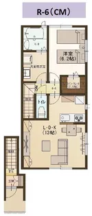 ユーソニアン・前川東Bの間取り