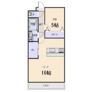 フェニックス並木【7階】の間取り