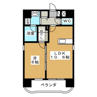 HAMA OASIS【6階】の間取り