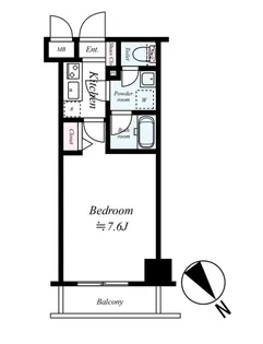 グリフィン横浜・反町公園弐番館【7階】の間取り