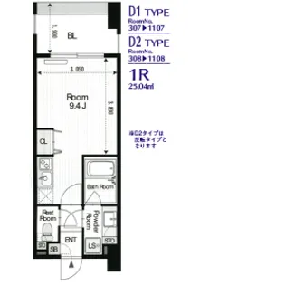 グラン・アベニュー西大須【4階】の間取り