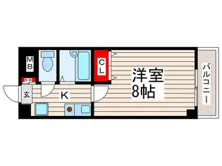 イ-ストパレス【3階】の間取り