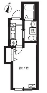 ブランドール坂下三丁目【4階】の間取り