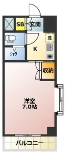G・K HAUS【4階】の間取り