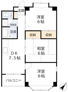ニューブライトマンション【3階】の間取り