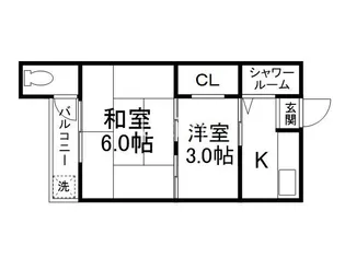 ヤマニ荘【2階】の間取り