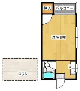 コーポ須玖【1階】の間取り