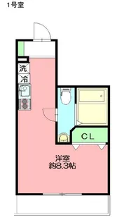 デン大口仲町3【3階】の間取り