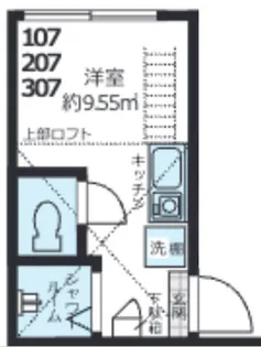 東京都豊島区長崎1【アパート】の間取り