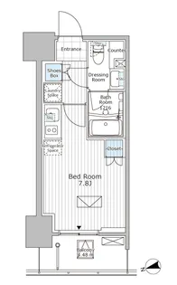 パークアクシス市川【11階】の間取り