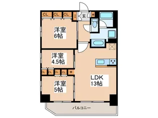 アーバンパーク立石【3階】の間取り