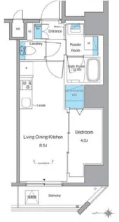 ルフォンリヴェント池袋【13階】の間取り