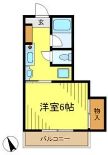 ユーワハイツ目白台【2階】の間取り