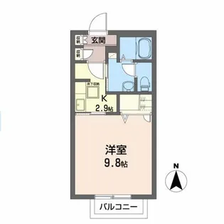 シャーメゾン・トクワ【1階】の間取り