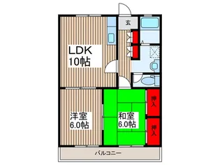 サニ-クレスト【1階】の間取り