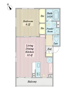 クレメント・ピノ幕張本郷【3階】の間取り