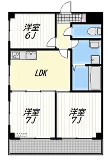 Flat I【2階】の間取り