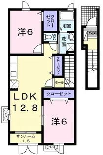 タウロス ヴィラ【2階】の間取り