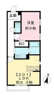 スカイ・フラワー【2階】の間取り