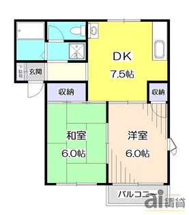 レジデンス秋津【2階】の間取り