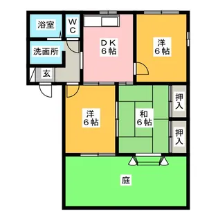 アミティK III【1階】の間取り