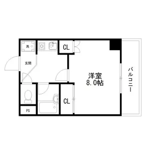 セレナールIZUMI【4階】の間取り