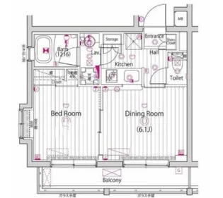 ガーラ・ヒルズ氷川台【2階】の間取り