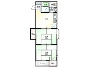 ベルメゾンK【1階】の間取り