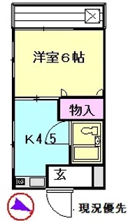 イーストハウス1【1階】の間取り