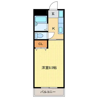 シベルニー磐田A【2階】の間取り
