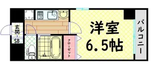 エステムコート難波サウスプレイスIIレフィーナ【8階】の間取り