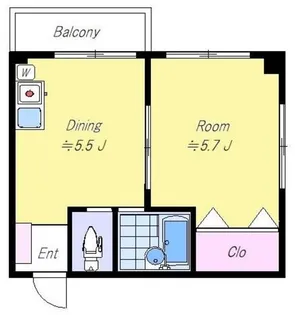 ブルージュ【3階】の間取り