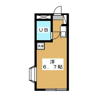 サンレイコート帝京大塚【3階】の間取り