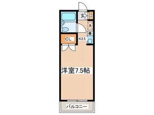 シ―ダハイツ【2階】の間取り