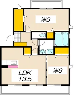 Sunny Flat YASUDA【2階】の間取り