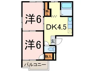 シャルム滝子【1階】の間取り