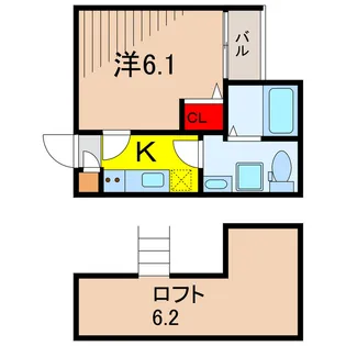プランドールJ【2階】の間取り