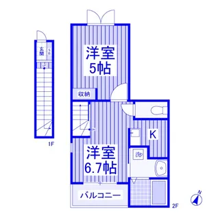 グランデ・ヒルズ【2階】の間取り