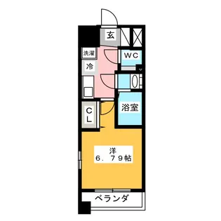 インプルーブ鶴舞【10階】の間取り