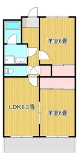 フローレンス門神【4階】の間取り