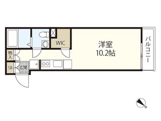 COLLINA山田【2階】の間取り
