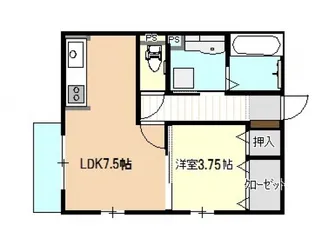 シルクハウス A棟【1階】の間取り
