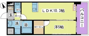 パルデンス・エコノVIII【7階】の間取り