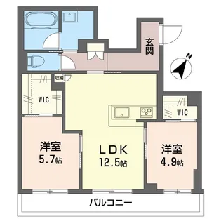 ベル・ヴィラージュ【2階】の間取り